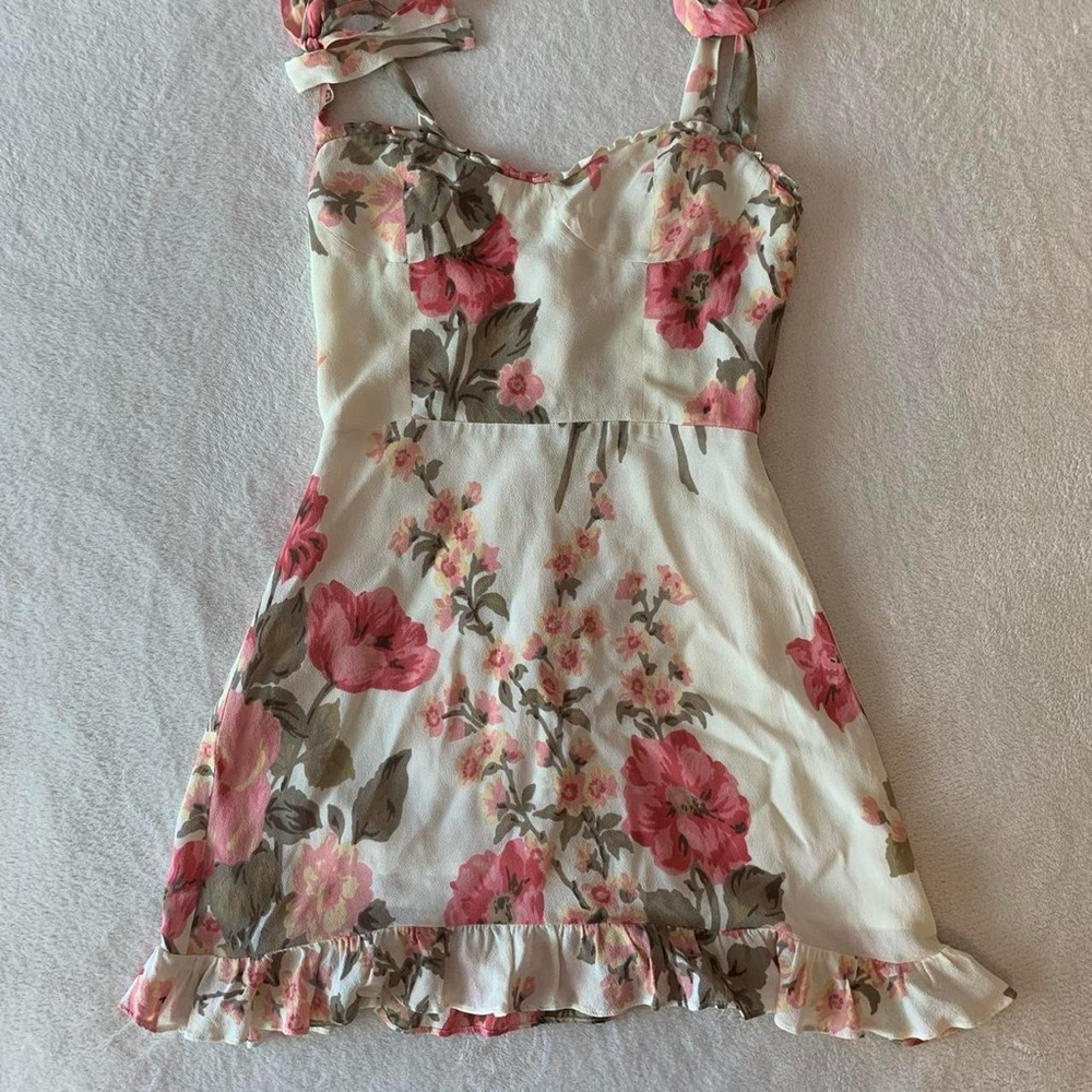 Reformation Christine Dress Josephine Print Size 4